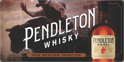 Insegna pendleton bottiglia - insegna,